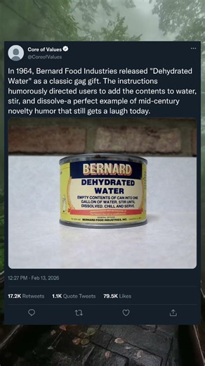 Just Add Water… to Dehydrated Water?! 😆 1960s Prank Classic #shortvideos #funpage #photorecreation