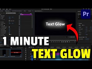 How To Make Text GLOW In Premiere Pro 2025 (Fast and Easy)