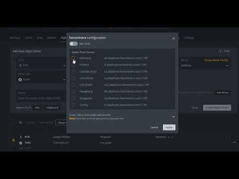 Dual Mining ETH + ALPH HeroMiners HiveOS lolMiner 1.45