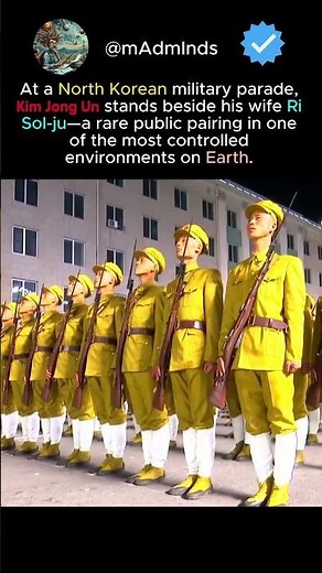 Kim Jong Un Appears With His Wife — At a Military Parade