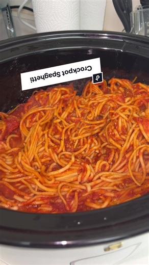 Easy Crockpot Spaghetti Recipe