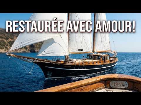 Vous allez tomber amoureux de cette goélette de 22 m !