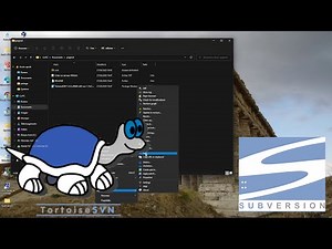 Use TortoiseSvn software for your versioning operations on SVN server