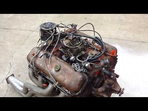 CHEVY 454 ENGINE START UP ON GROUND * HOT RATROD ENGINE * TEST RUN * REDNECK ENGINEERING