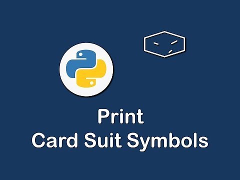 print cards suit symbols in python 😀