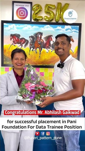Congratulations Mr. Abhilash Gaikwad | #placement #itjob #motivation