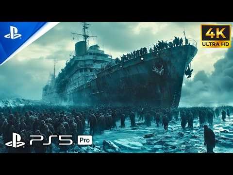 JAPAN SHIP ZOMBIE VIRUS (PS5 PRO) Realistic ULTRA Graphics (4K 60FPS HDR) World War Z