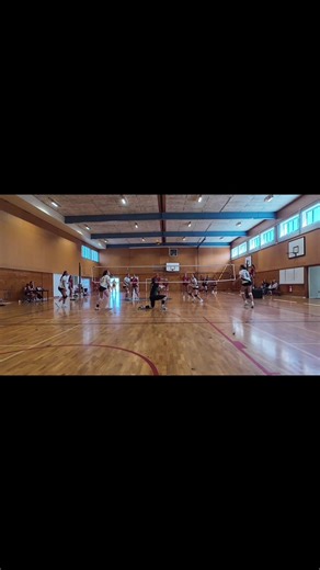 Exciting Long Rally in Volleyball