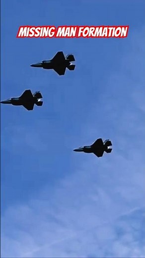 F-35 Perform The Missing Man Formation