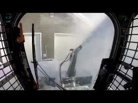 2016 Bobcat T450 with SB200 66 snowblower