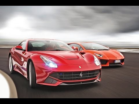 Ferrari F12 Berlinetta vs. Lamborghini Aventador