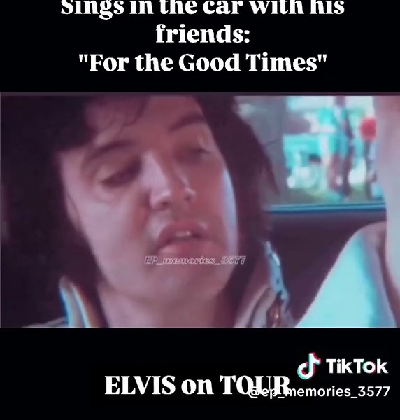 Elvis Presley Reflects on Tour Moments in Limousine