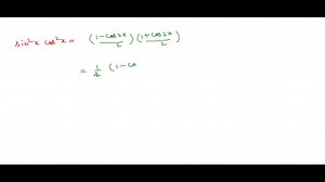 SOLVED:Use the power-reducing formulas to rewrite each expression… | Numerade