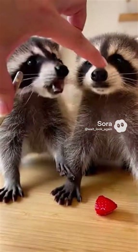 CUTE OVERLOAD: Baby Raccoons Eating Marshmallows!