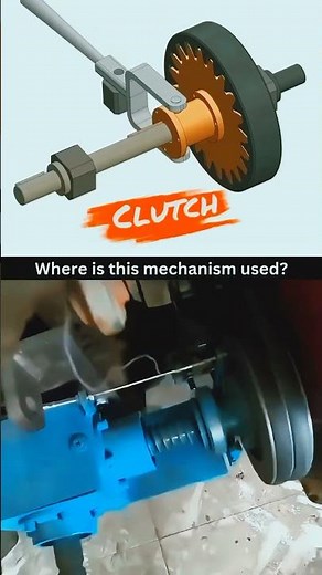 This Clutch Connects Power Without Stopping the Machine! ⚙️🤯#Clutch #ClutchMechanism #Mechanical#cad