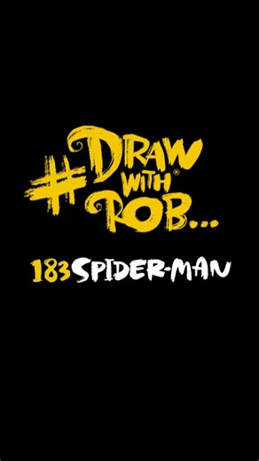 Rob Biddulph on Instagram: "✏️HI, WEBSLINGERS! ARE YOU READY TO DRAW? Here's another #DrawWithRob ICONS film for you to watch with your little ones. Today we are drawing the legend that is... 🕸️SPIDER-MAN🕷️. All you need is a piece of paper, a pencil, something to colour with and half an hour or so. Remember to share pics of your artwork. Good luck! * If you are a teacher watching this video with your class, why not post a picture of you all holding your finished artworks using t