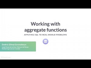 SQL Tutorial: Working with aggregate functions
