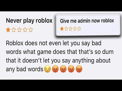 Reading One Star Roblox Reviews