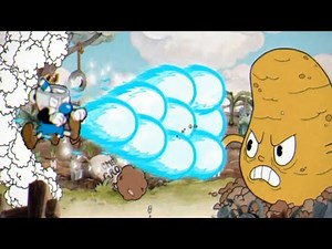 Cuphead All Bosses With Ultra Big Peashooter EX Shots