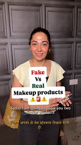 Prerna Tanwar on Instagram: "🚨 FAKE vs. ORIGINAL Makeup ALERT! 🚨 Exposing FAKE high-end makeup products sold online! 💄 Don’t fall for dupes, replicas & counterfeit makeup that can harm your skin. In this #FakeVsRealSeries, I’m breaking down the difference between fake and authentic products from top beauty brands—packaging, texture, swatches & performance 👀 ✅ How to spot a fake Huda Beauty / MAC / Charlotte Tilbury ✅ Why fake makeup is dangerous ✅ Side-by-side comparisons ✅ What sellers won’