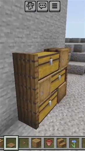 how to make almira in Minecraft | wardrobe build #minecraft #subscribe #buildhack