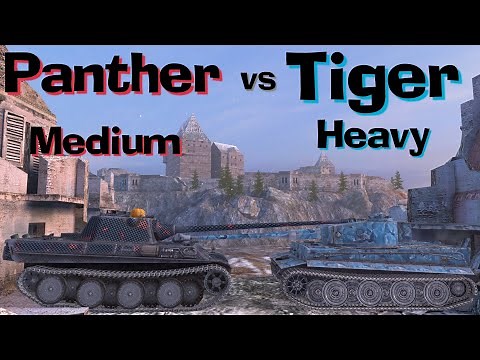 WOT Blitz Face Off || Panther I vs Tiger I