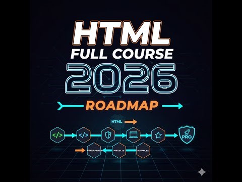 HTML Full Course | The #1 HTML Roadmap to Success in 2026