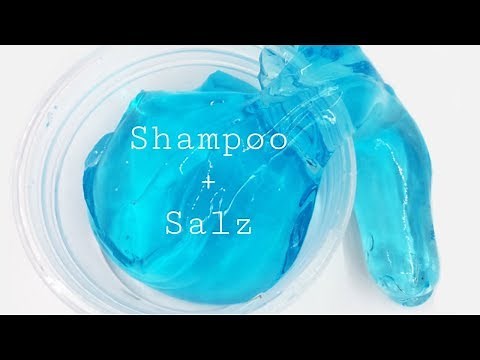 Schleim ohne Kleber selber machen 😍| Nur aus SHAMPOO und SALZ