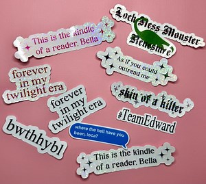 Twilight Stickers - Book Decal, Reading Sticker, Kindle Sticker, Vinyl Sticker, Twilight Stickers - Etsy