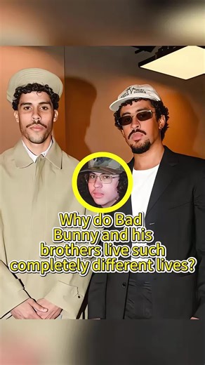 Why do Bad Bunny and his brothers live such completely different lives?#badbunny #superbowl #grammys #fyp #usa