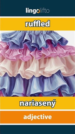 🇬🇧🇸🇰 ruffled - nariasený : learn English : naučme sa anglicky : vocabulary builder