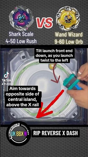 Drop Launch Guide (part 3) #beyblade #beybladex #launchguide #launchtechnique #sharkscale #wizardrod