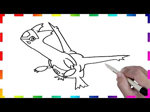 How to draw Pokemon | Latias | easy drawing step by step