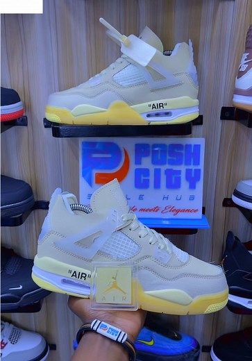 Air Jordan 4 Retro Off-White Sail Available in Nairobi