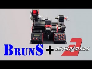 Upgrade for the unique battery operated lathe. Collaboration video with Alpha Mods channel