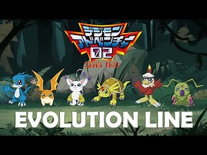 All Digimon Evolution Line (Digimon Adventure 02)