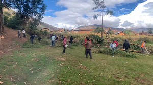 YA NOS ENCONTRAMOS EN LA GRAN RAJADA DE LEÑADA (Yantada) organizado por MIGDOL Y DELTUS PARDO VERAMENDI; funcionarios de la fiesta patronal en homenaje a Santa Rosa de Chingas. | Alli Patsa Huacaybamba
