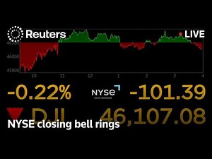 LIVE: NYSE closing bell rings to end the day's trading