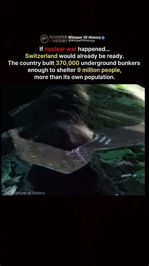 The Nation Built to Survive Nuclear Apocalypse #shorts