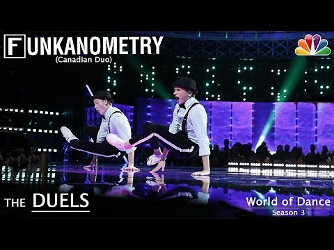 Funkanometry (Canadian Duo) Performs "Betta Watch Yo Self" - The Duels - World of Dance Season 3