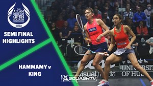 3.2K views · 49 reactions | What a way to reach a first British Open final!  In a thrilling see-saw of a match, Egypt's Hania El Hammamy and New Zealand's Joelle King battled it out for a maiden British Open final appearance  | PSA Squash Tour | Facebook