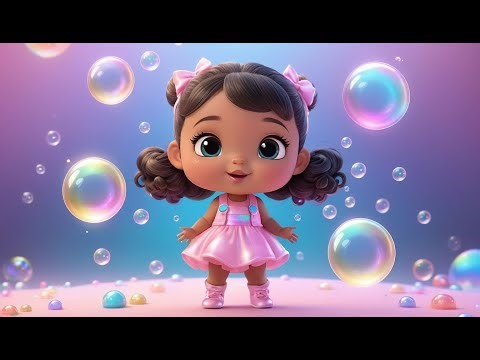 Magic Bubbles Pop Pop Song | Fun Bubble Rhyme for Kids | 3D Action Song & Learning Adventure