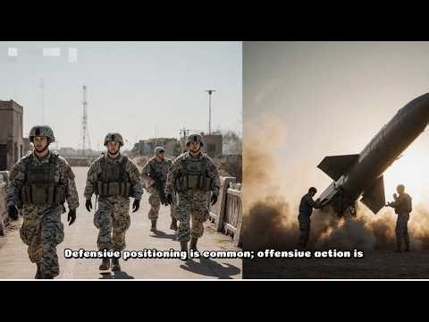 Defensive positioning is common; offensive action is