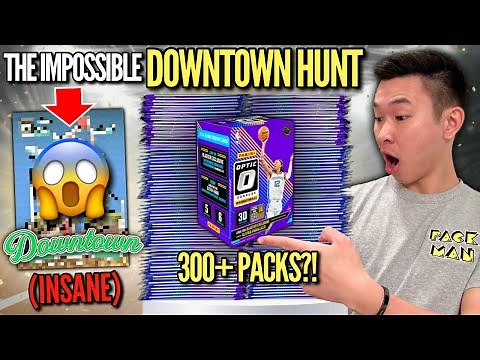 I OPENED 300+ BASKETBALL PACKS CHASING THE FIRST EVER OPTIC DOWNTOWN (UNBELIEVABLE)! 😱🔥