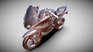 Bike - 3D model by momin27