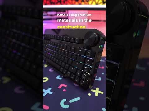 The sleek AZIO Tera 75 Mechanical Keyboard!