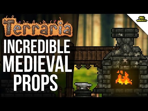 INCREDIBLE MEDIEVAL BUILDS AND DECORATIONS | TERRARIA 1.4