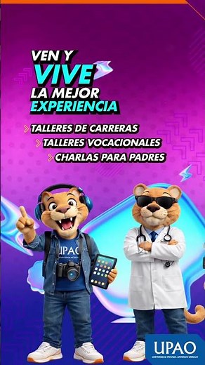 ¿Aún no sabes que estudiar? I Talleres Vivenciales UPAO 2026