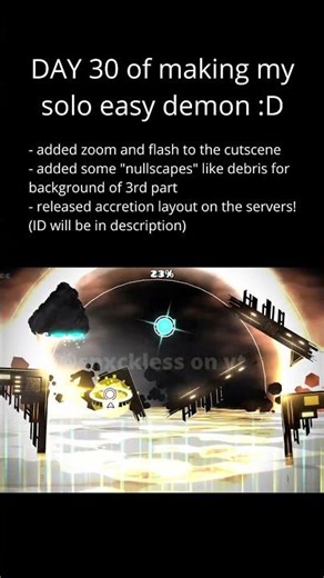 ACCRETION LAYOUT IS OUT - ID IN DESC #gdmeme #gdupdate #geometrydash #gd #gdmusic #meme #funny