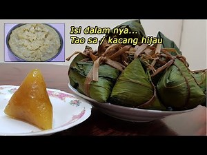 Resep kwecang / kicang. Isi tausa ( kacang hijau)